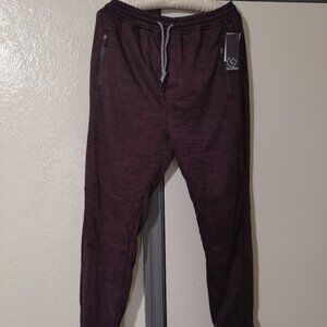 Burnside heather burgundy joggers